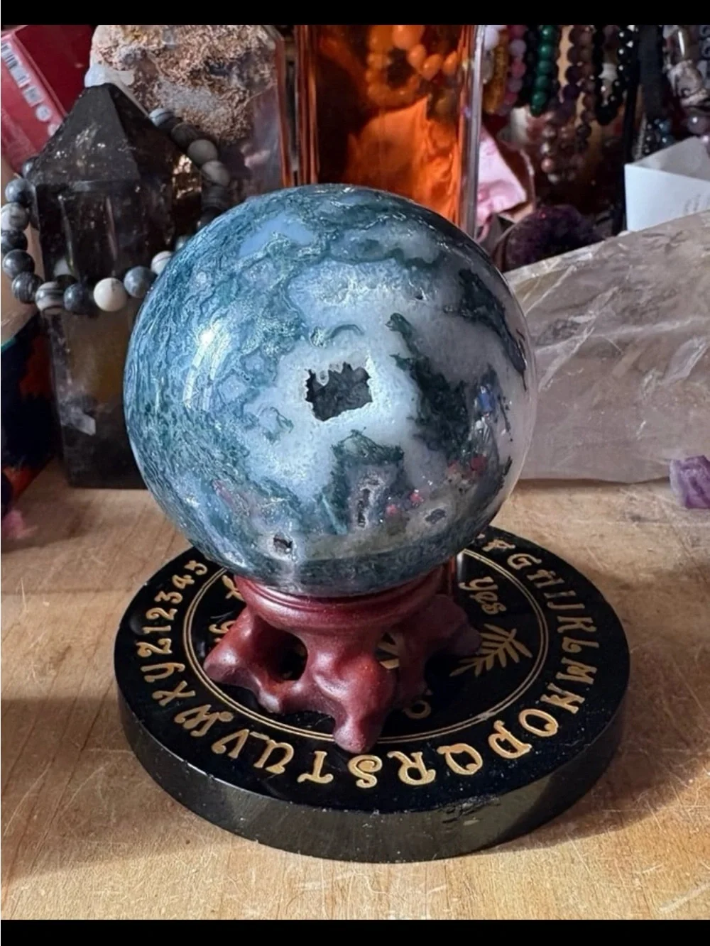 Moss Agate Sphere